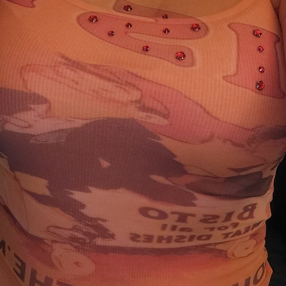 Vintage Graphic Long Sleeve Top M - Picture 11 of 13